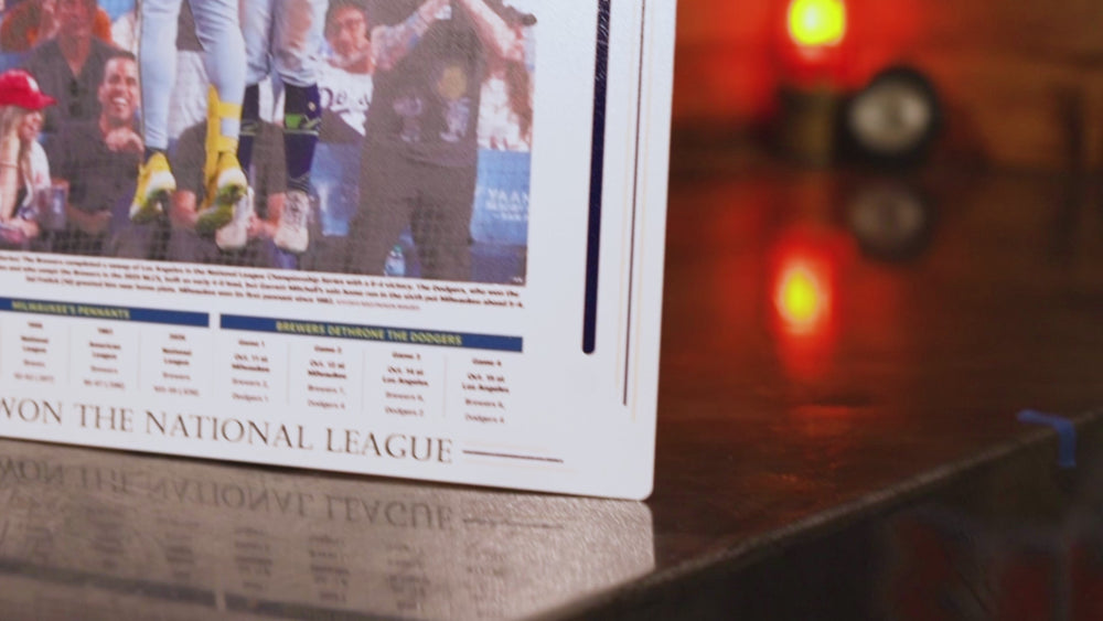 Journal Sentinel Brewers 2026 National League Front Page - OCT 15, 2026