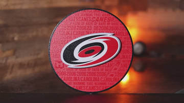 Carolina Hurricanes CRAFT SERIES 3D Embossed Metal Wall Art