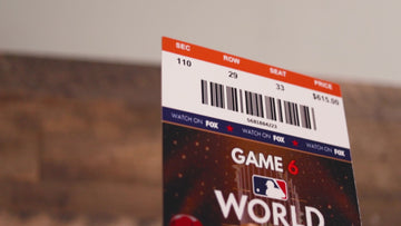 Houston Astros 2022 World Series Ticket Stub Single Layer Metal Wall Art