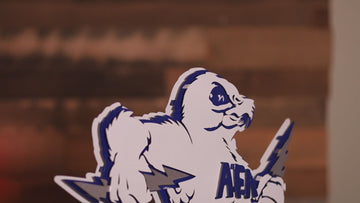 Air Force Academy Vintage Falcon Mascot Metal Wall Art