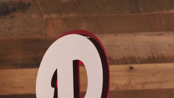 Philadelphia Phillies "P" 3D Metal Wall Art