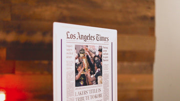 Los Angeles Times Lakers Tribute To Kobe Front Page - OCT 12, 2020