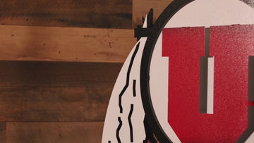 Utah UTES 3D Vintage Metal Art