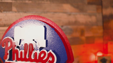 Philadelphia Phillies Crest 3D Metal Wall Art