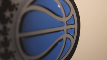 Orlando Magic RETRO 1989 3D Vintage Metal Wall Art