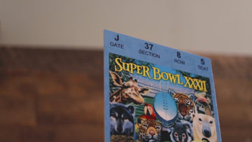 Denver Broncos Super Bowl XXXII Ticket Stub Single Layer Metal Wall Art