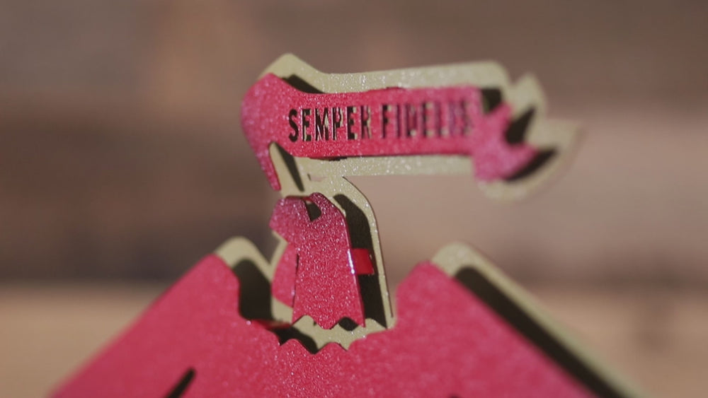 United States Marine Corps Eagle, Globe and Anchor 3D Vintage Metal Wall Art