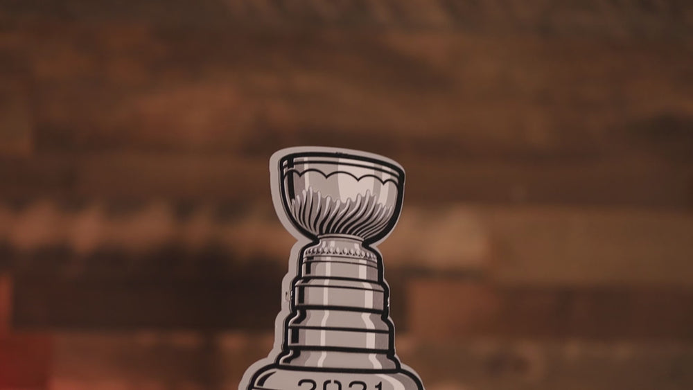 Tampa Bay Lightning 2021 STANLEY CUP CHAMPIONS- 3D Vintage Metal Wall Art