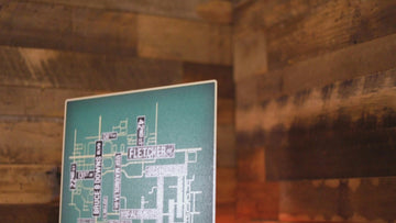 Tampa, South Florida School Street Poster Single Layer Metal Wall Art