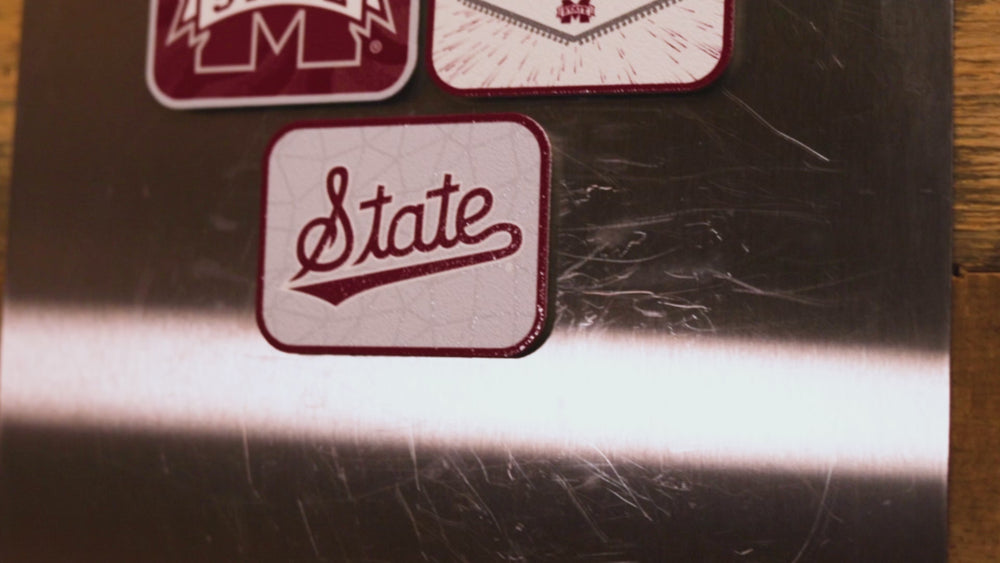 Mississippi State Bulldogs - SET of 3 Magnets