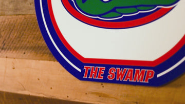 VARSITY Collection- SINGLE layer Florida Gators Metal Wall Art