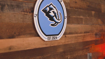 VARSITY Collection - Single Layer Utah Mammoth Metal Wall Art