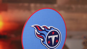 CLOSE OUT -- Tennessee Titans CRAFT SERIES 3D Embossed Metal Wall Art
