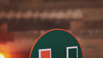 Miami Hurricanes CRAFT SERIES 3D Vintage Metal Wall Art