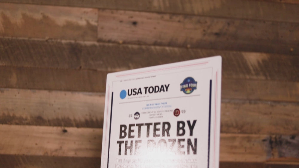 USA Today UCONN Huskies 2025 National Basketball Champions Front Page - April 7, 2025