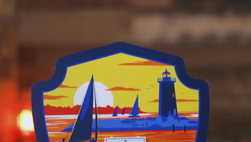 Massachusetts State Badge 3D Metal Wall Art