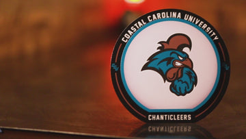 Coastal Carolina "Double Play" On the Shelf or on the Wall Art