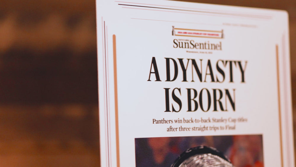 Sun Sentinel Florida Panthers 2025 STANLEY CUP Front Page - JUNE 18, 2025