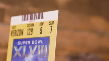 Seattle Seahawks Super Bowl XLVIII Ticket Stub Single Layer Metal Wall Art