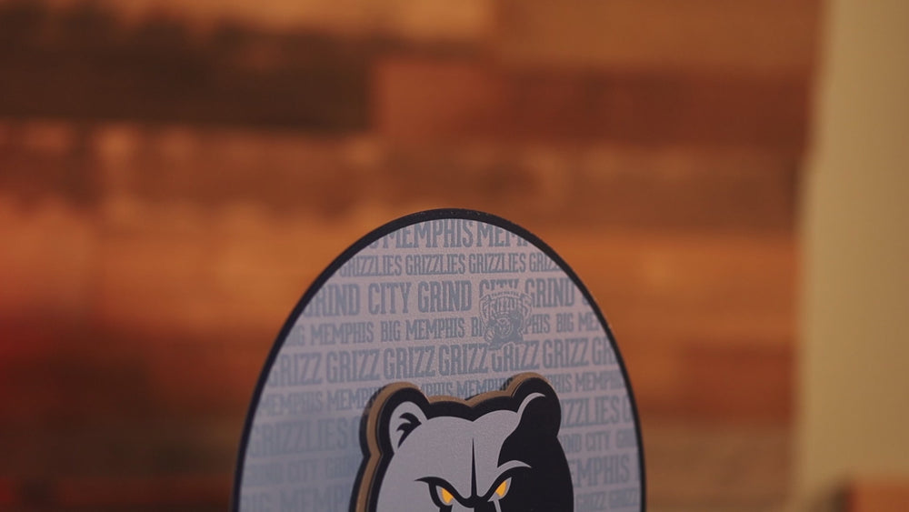 Memphis Grizzlies CRAFT SERIES 3D Metal Wall Art