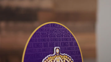 Los Angeles Kings CRAFT SERIES 3D Embossed Metal Wall Art