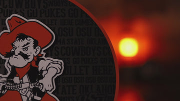 Oklahoma State Cowboys CRAFT SERIES 3D Embossed Metal Wall Art