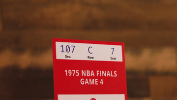 Golden State Warriors 1975 NBA Finals Ticket Stub Single Layer Metal Wall Art
