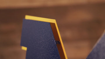 Michigan Wolverines "Block M" Blue Metal Wall Art