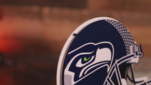 Load and play video in Gallery viewer, BLITZ Collection - 8 Layer Seattle Seahawks Helmet 3D Vintage Metal Wall Art
