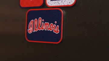 Illinois Fighting Illini - SET of 3 Magnets