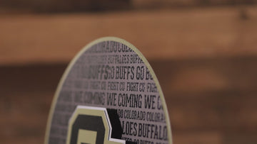 Colorado Buffaloes CRAFT SERIES 3D Embossed Metal Wall Art