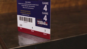 Chicago White Sox 2005 World Series Ticket Stub Single Layer Metal Wall Art