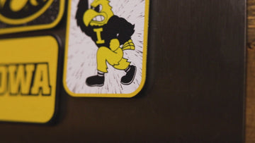 Iowa Hawkeyes - SET of 3 Magnets
