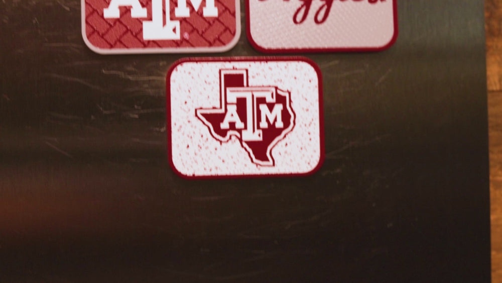 Texas A&M Aggies - SET of 3 Magnets