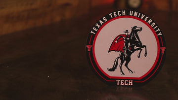 Texas Tech Red Raiders "Double Play" On the Shelf or on the Wall Art