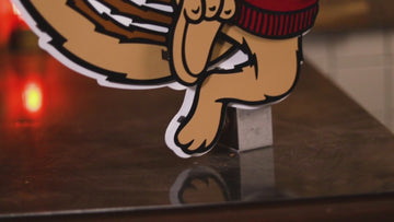 Minnesota Gophers "Goldy" Mascot, 3D Vintage Metal Wall Art