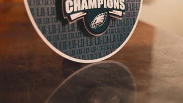 Philadelphia Eagles Super Bowl LII CRAFT SERIES 3D Embossed Metal Wall Art