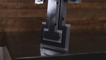 MONOCHROME - Texas Tech Red Raiders "DOUBLE T" 3D Metal Wall Art