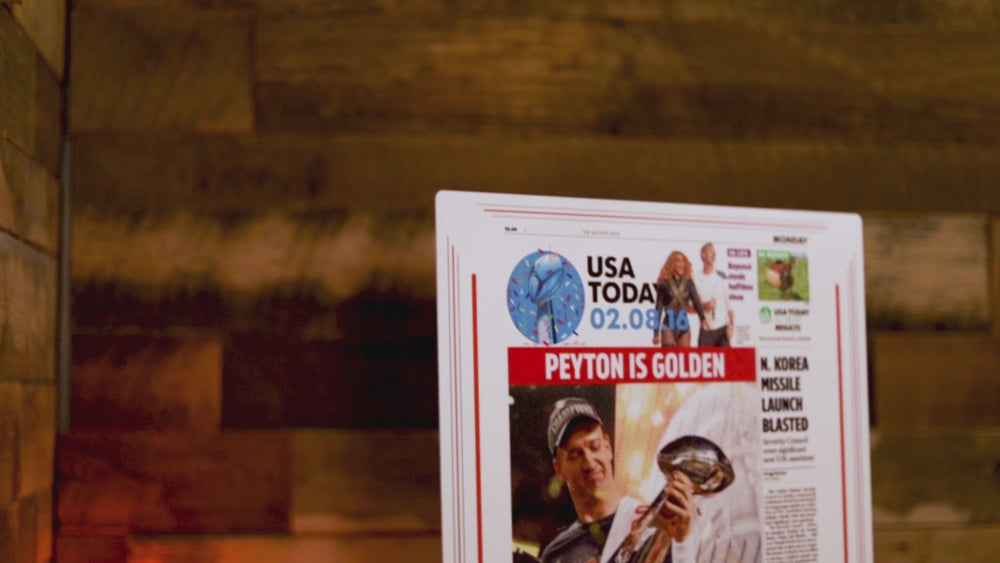 USA Today Denver Broncos 2016 Super Bowl Front Page - FEB 8, 2016