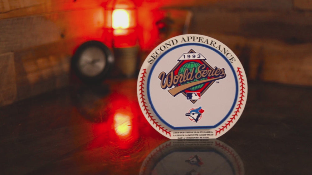 Toronto Blue Jays 1993 World Series "Double Play" On the Shelf or on the Wall Art