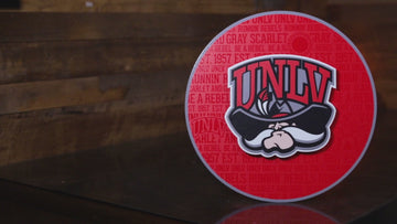 UNLV Rebels CRAFT SERIES 3D Embossed Metal Wall Art
