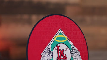 Los Angeles Angels CRAFT SERIES 3D Embossed Metal Wall Art