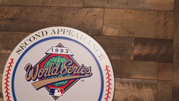 VARSITY Collection- SINGLE Layer Toronto Blue Jays 1993 World Series Wall Art