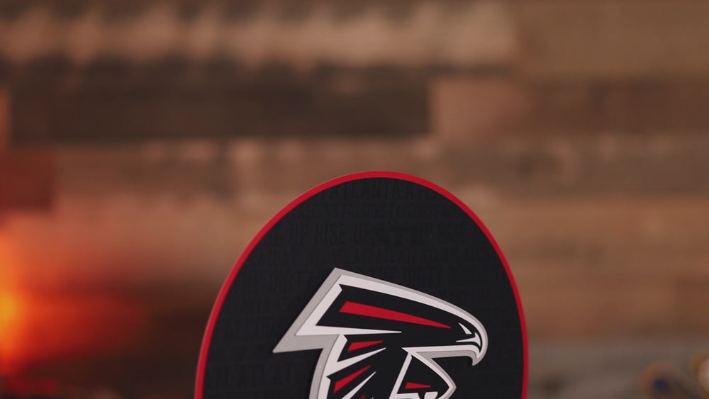 Atlanta Falcons 3D CRAFT SERIES Metal Wall Art
