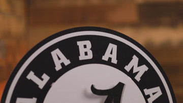 MONOCHROME - Alabama Crimson Tide 3D Vintage Metal Wall Art