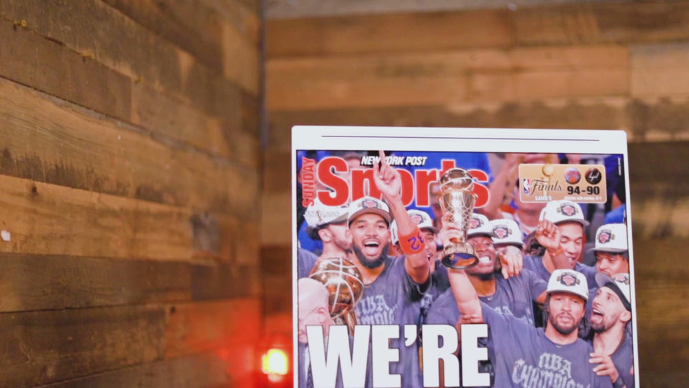 New York Post Knicks 2026 NBA Finals GAME 5 Front Page - JUNE 14, 2026