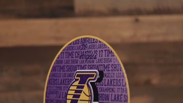 Los Angeles Lakers CRAFT SERIES 3D Embossed Metal Wall Art