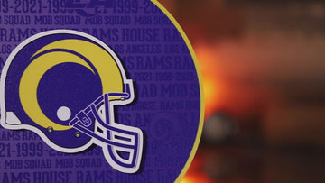 Los Angeles Rams CRAFT SERIES 3D Embossed Metal Wall Art