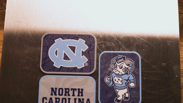 North Carolina Tar Heels - SET of 3 Magnets