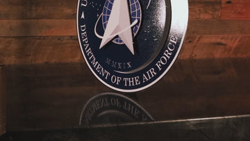 United States Space Force Seal 3D Vintage Metal Wall Art
